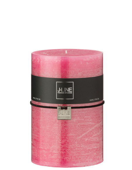 Bougie cylindrique rose extra large 95H