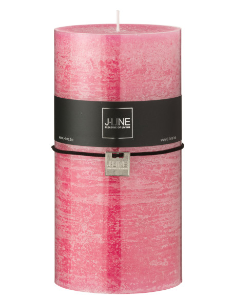 Bougie cylindrique rose extra extra large 150H