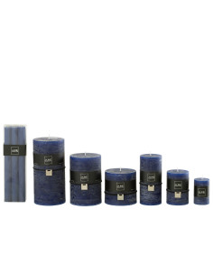 Boîte de 6 bougies de table bleu foncé 13H 2