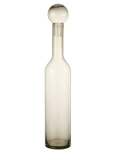 Décoration de bouteille en verre Norma Gris Grand