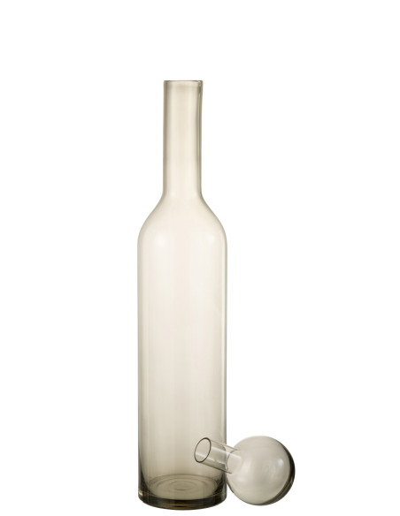 Décoration de bouteille en verre Norma Gris Grand