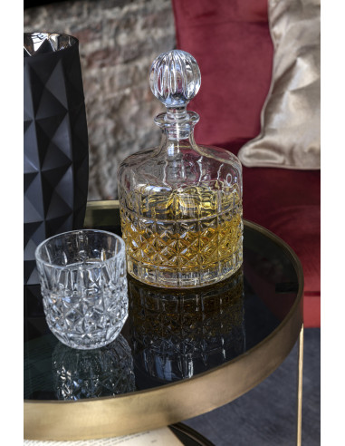 Carafe en verre transparent unique