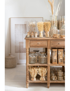 Carafe Tricot Poignée Verre/Canne Transparente Petite 2