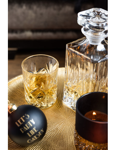 Bouteille + Arrêt Coupe Verre Transparent