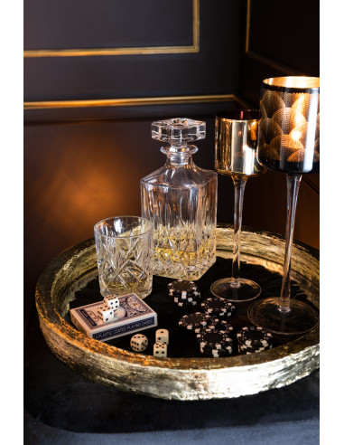 Bouteille + Arrêt Coupe Verre Transparent