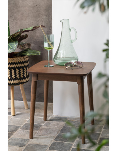 Carafe en verre vert clair