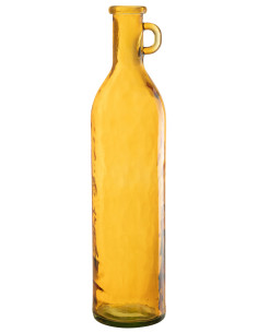 Vase Bouteille Cylindre Ocre