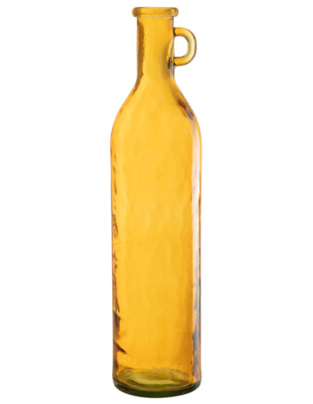 Vase Bouteille Cylindre Ocre Vase Bouteille Cylindre Ocre