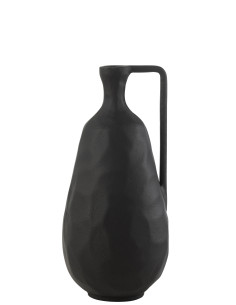 Vase Goa Aluminium Noir Grand