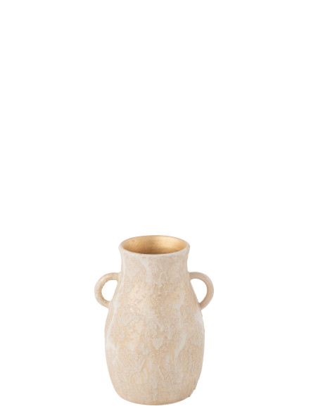 Vase Amphore en Terre Cuite Rose Or Petit Vase Amphore en Terre Cuite Rose Or Petit