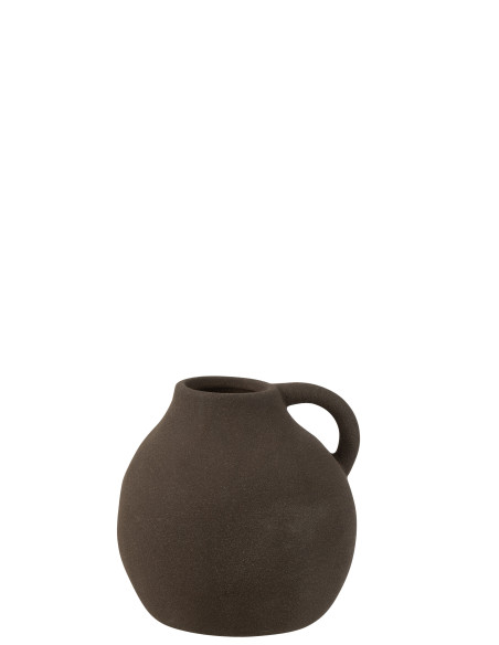 Vase Cruche en céramique noir petit Vase Cruche en céramique noir petit