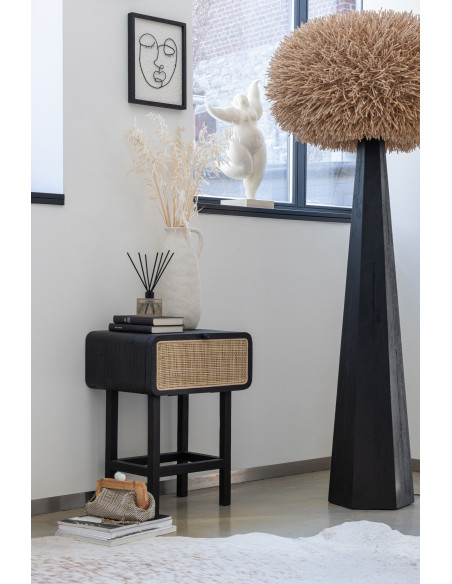 Vase Cruche en céramique beige de grande taille