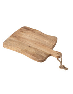 Planche à découper carrée en bois organique 2