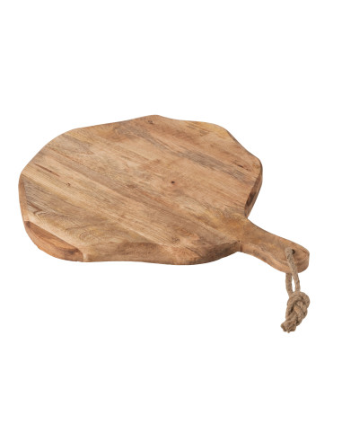 Planche à découper ronde en bois organique