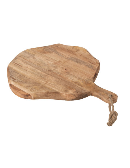 Planche à découper ronde en bois organique