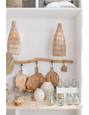 Planche à découper ovale en bois organique petit