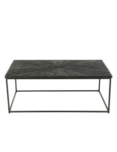 Table basse Shanil en bois/fer noir 2