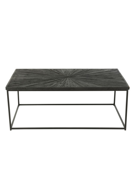 Table basse Shanil en bois/fer noir Table basse Shanil en bois/fer noir