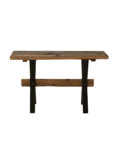 Table console en bois vintage marronJ-Line 2