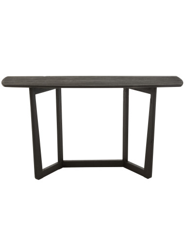 Console en bois exotique noirJ-Line