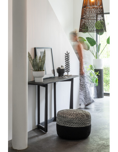 Console en bois exotique noirJ-Line