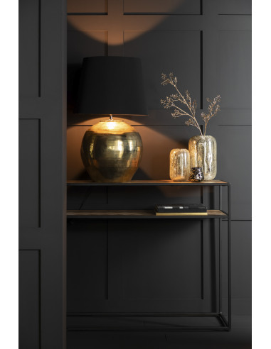 Console Zigzag Bois/Métal Naturel/NoirJ-Line