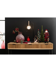 Console 3 tiroirs bois/métal naturelJ-Line 2