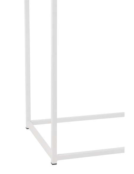 Console Zigzag Bois/Métal Naturel/BlancJ-Line Console Zigzag Bois/Métal Naturel/BlancJ-Line