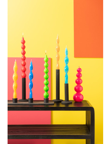 Ensemble de 2 consoles avec étagère en teck recyclé noirJ-Line