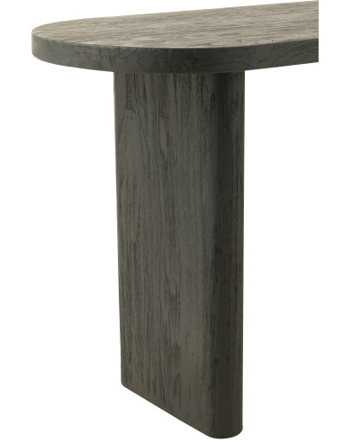 Table en bois de teck noirJ-Line