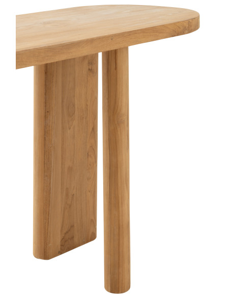Table en bois de teck naturelJ-Line