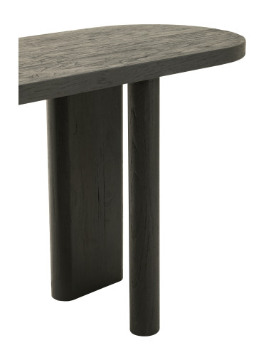 Table en bois de teck noirJ-Line