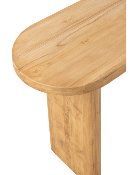 Table en bois de teck naturelJ-Line