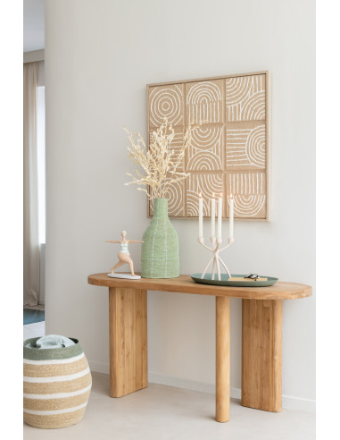 Table en bois de teck naturelJ-Line