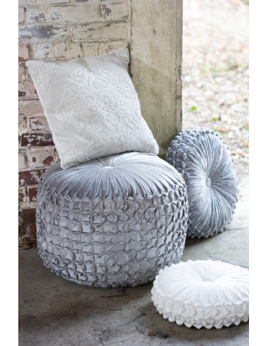 Coussin en polyester blancJ-Line