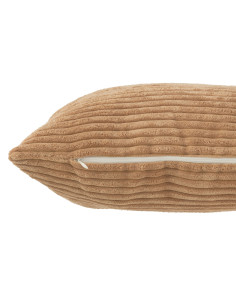 Textile à rayures coussin caramelJ-Line 2