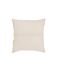 Bordure de coussin courte en coton/lin blancJ-Line 2