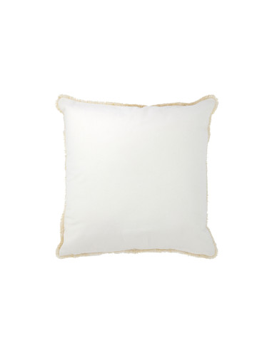 Coussin Arbre Textile Blanc/OrJ-Line