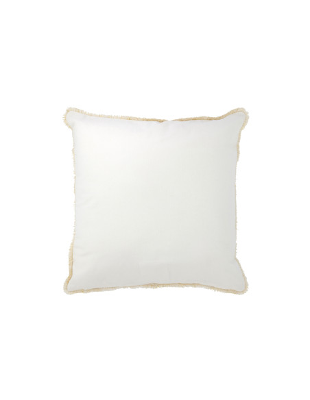 Coussin Arbre Textile Blanc/OrJ-Line