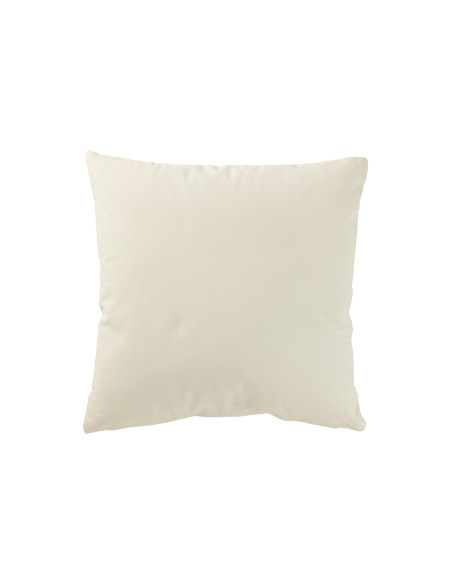 Coussin Sapins de Noël en Coton Blanc/Or en ReliefJ-Line