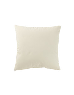 Coussin Sapin de Noël à Franges et Pompons en Coton Blanc/OrJ-Line 2