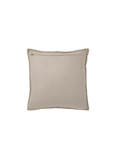 Centre de coussin en cuir grisJ-Line