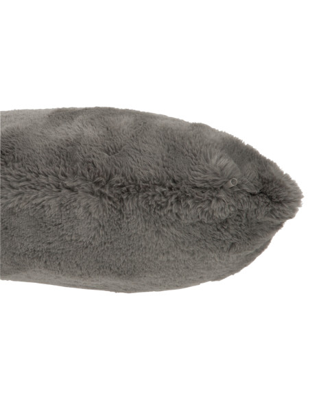 Coussin mignon en polyester gris foncéJ-Line