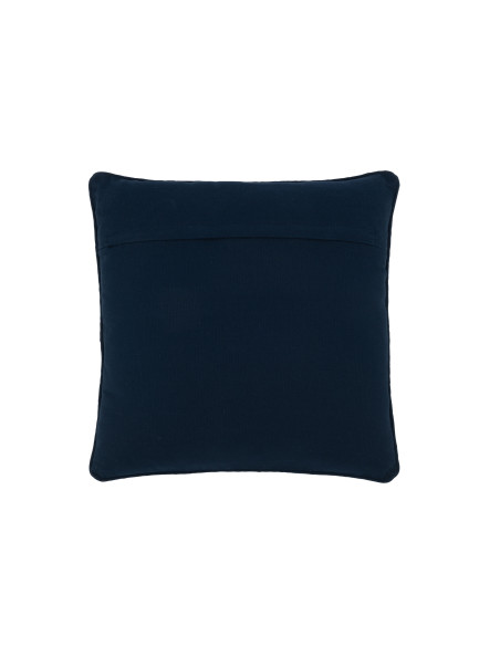 Coussin en tissu bleu NapoliJ-Line