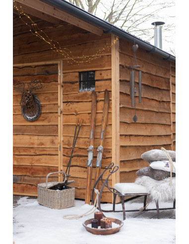 Coussin Cutie en polyester taupeJ-Line