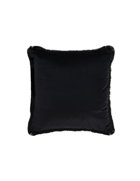 Coussin carré en polyester noir AlphaJ-Line Coussin carré en polyester noir AlphaJ-Line