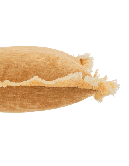 Frange de coussin en polyester ocreJ-Line