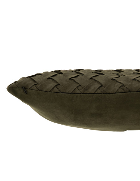 Coussin en polyester tissé vertJ-Line Coussin en polyester tissé vertJ-Line