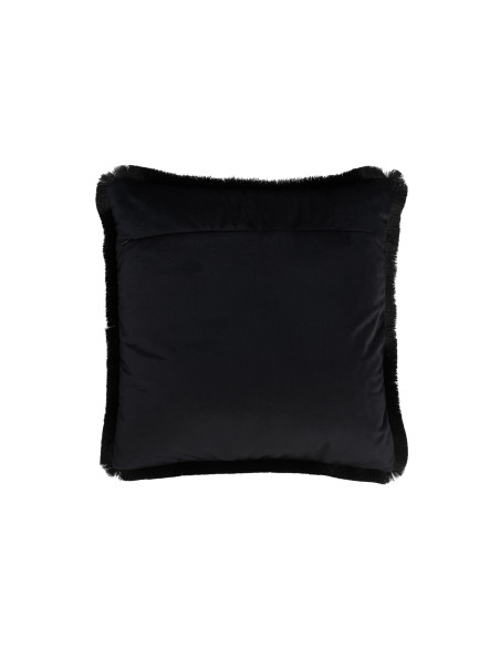 Coussin carré en polyester noir AlphaJ-Line Coussin carré en polyester noir AlphaJ-Line