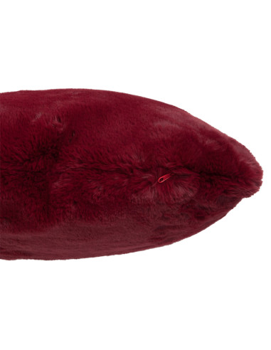 Coussin mignon en polyester rougeJ-Line